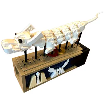BZB MOC 26756 Geologické Stáří Prehistorické Dinosauří Kost Stavební Blok Model Dinosaura Exemplář Modulu Cihly Děti DIY Hračky, Dárky