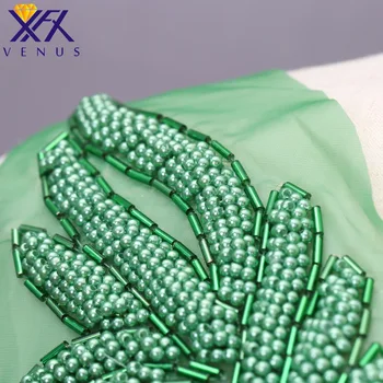 XFX VENUŠE 1 ks ručně šité perly, korálky nášivka výšivky, záplaty velké velikosti big ořezávání motiv pro ženy, Oblečení Dekor oděvu