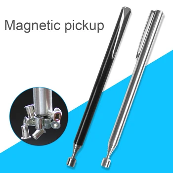Mini Přenosný Teleskopický Magnet Pickup Pero Tyč Tyč Šikovný Nástroj Kapacitu Pro Vyzvednutí Matice Šroub Výsuvný Magnetický Vyzvednout Nástroje