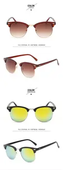 Polarizované sluneční Brýle Muži Ženy RB3016 Designu Značky Eye Sluneční Brýle, Ženy Semi bez Obrouček Klasické Pánské sluneční Brýle Oculos De Sol UV400