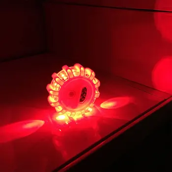 3 Pack LED Světlice Blikající Výstražná Světla Silniční Bezpečnosti Nouzové Disk Maják pro Auto Truck, Mořské Lodi