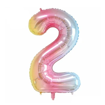 40Inch Číslo Balón 0-9 Velká Fólie Narozeniny Helium Balónky Happy Birthday, Svatební Party Dekorace Sprchou Velké Postavy Globos