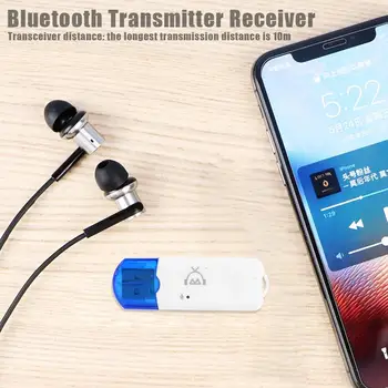 USB Bluetooth-kompatibilní Hudební Přijímač A2DP Stereo V2.1 Audio Adaptér, Bezdrátový Přijímač Adaptér pro Auto Domů Reproduktor
