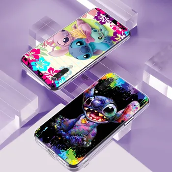 Silikonový Kryt Lilo Steh Kreslený film Pro Xiaomi Mi Note 11 11i 10i 10T 10 9 9T SE 8 Lite Pro Ultra Telefon Případě