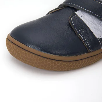 PĚKNÝ BOSA naboso boty dětské kožené chlapec boty měkké dno široké prsty na nohou tenisky pro dívky studenti boty velikost 25-35