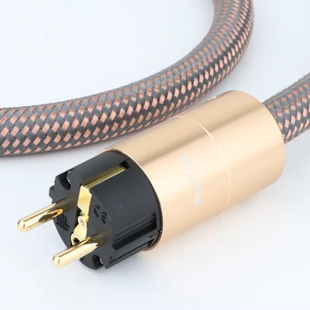 Preffair HI End Napájecí Kabel CD Zesilovač EU Power Plug Kabel hi-fi AC síťový Napájecí Kabel elektrického vedení