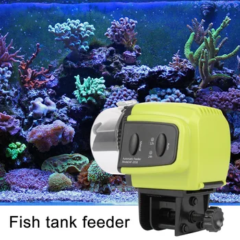Inteligentní Automatické Ryby Feeder Akvarijní Krmítko Fish Tank Auto Krmení Dávkovač s LCD Udává Časovač Akvarijní Příslušenství