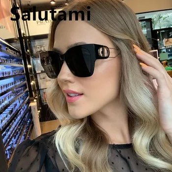2021 Nové Luxusní Značky Náměstí Cat Eye Sluneční Brýle Pro Ženy, Vintage Slitiny Duté Nohy Sluneční Brýle Ženské Elegantní Odstíny In Hot