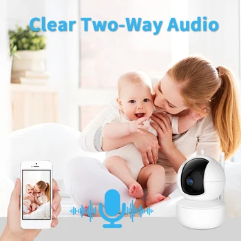Dome Wi-fi IP Kamera 1080P Bezdrátové Infračervené Noční Vidění Kamery Vnitřní 360° Baby Monitor IP, Pes, Pet Kamera Pro Domácí Bezpečnost