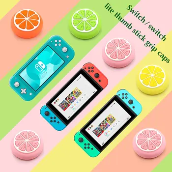 Animal Crossing Maršál Herní Gumové Thumb stick Grip Kryt pro Nintendo Lite Switch Joycon Řadiče NS Spínač Analogový JoyCon