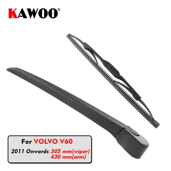 KAWOO Auto Zadní Stěrač Čepel Nože Zadní Okno, senzor Stěračů, Rameno Pro VOLVO V60 Hatchback (2011) 305mm Auto přední Sklo Blade