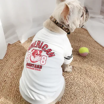 Bavlněné francouzský Buldoček Summer Cool Tričko Pet Pes Oblečení pro Malé Psy, domácí Zvířata, Oblečení Čivava Svetr Yorkshire, Mops Kostým
