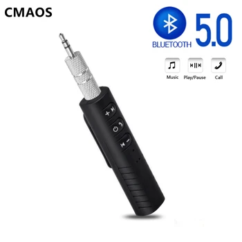 CMAOS Bezdrátové Bluetooth 5.0 Přijímač Vysílač Adaptér 3,5 mm Jack Pro Car Hudební Audio Aux A2dp Sluchátka Přijímač Handsfree