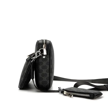2021 Nové Pánské Bag Luxusní Design Rameno Crossbody Obálky, Tašky Spojka Taška Mince Kabelku 3-V-1 Samec Bag Sada Bolso De Hombre