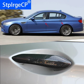 Pro pro BMW M5 F10 2012-Příslušenství real carbon fiber Auto vnější kliky dveří kryt