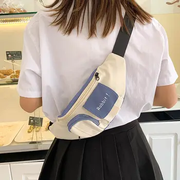 Pás tašky ženy designer fanny pack fashion obložené hrudi tašky nylon vodotěsné pouzdro na telefon 2021 nové