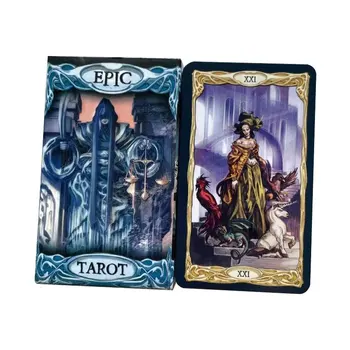 Nové Epické Tarotové Karty Oracle Paluby Karetní Hry Deskové Jazyk Anglický Věštění Začátečník Duše