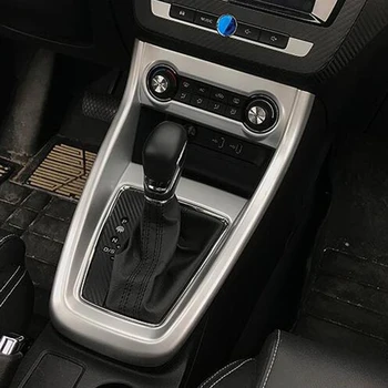 ABS Matný Pro MG ZS 2018 Car Styling Auto gear shift knob rámu panelu Dekorace Kryt Střihu Samolepka příslušenství 1ks Pouze pro levostranné řízení