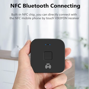 Bluetooth 5.0 RCA Audio Přijímač APTX LL 3,5 mm 3,5 mm AUX Jack Hudby Bezdrátový Adaptér S Mic NFC Pro Auto Reproduktory TELEVIZORU