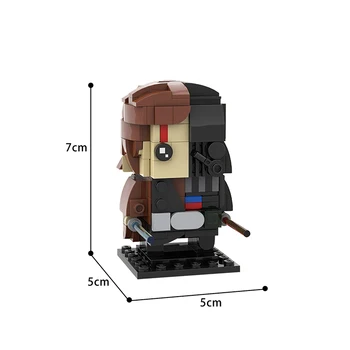 Vadered Anakined Brickheadz Skywalker Model PF Stavební Bloky DIY Cihly Hlavy Filmu, Anime Postavy, Hračky Pro Děti Dekor Dárek