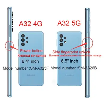 Pro Samsung A32 Případě 4G Telefon Zadní Kryt Pro Samsung A32 Případě 5G Měkké Silikonové Pouzdro Pro Samsung Galaxy A32 4G 5G TPU v Pohodě Fundas