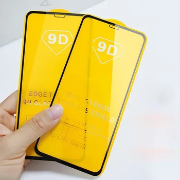 10ks 9D plné lepidlo tvrzené sklo screen protector pro iphone 12/12 pro/12 pro max/12mini ochranný film chrániče saver stráž