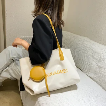 Design Tašky Módní Tote Bag Velké Kapacity Single Taška přes Rameno kabelky Ženy 2021 Luxusní Značkové Velké Tašky pro Ženy