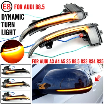 Pro Audi A4 A5 B8 B8.5 A3 8P Q3 A6 C6, S6 SQ3 A8 D3 8K LED Dynamické směrové Světlo, Blikač Tekoucí Vody Blinkr Blikající Světlo