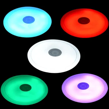 Ultra tenký Moderní LED stropní Světla RGB 36W Stmívatelný APLIKACE Dálkové ovládání Bluetooth Hudební světla ložnice svítidla Inteligentní stropní svítidlo