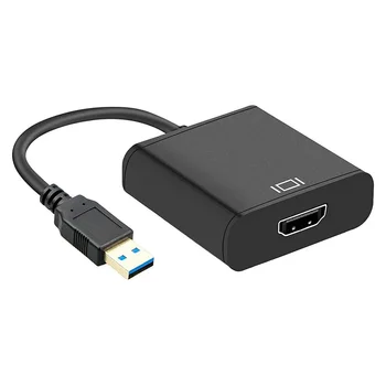1080P Full Video Audio Multi-Display USB3.0 na HDMI-kompatibilní Převodník Externí Adaptér Grafická Karta Multi Monitor Adapter