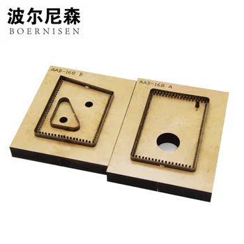 Japonský ocelový nůž, balíček karet DIY kožené die-cut kožené řemesla přívěsek šperky laserový stroj řezání kožené zboží