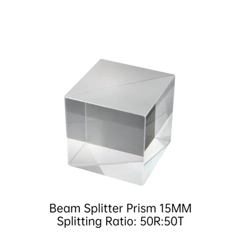 15X15X15MM Dichroické děliče světla PrismDispersion Beam Splitter Prism pro Spectrometer Experiment Prisma Rozdělení Poměrem 50:50