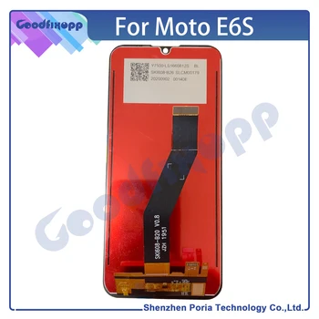 Pro Motorola Moto E6s 2020 XT2053-1 XT2053-2 XT2053-3 LCD Displej Senzor Touch Screen Digitizér Montáž LCD Dotykový Displej