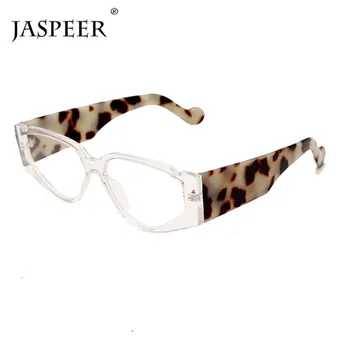 JASPEER Presbyopie Brýle na Čtení Ženy Muži Leopard Módního Brýlí na Předpis, Dioptrické Plné Optické Rámy +1.0 +4.0