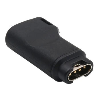 USB 3.1 Typ C Samice 4pin Poplatku Převodník Adaptér pro Garmin Přístup S40/S60/X10/S10 Venu Fenix 6/6X PRO Solární chytré hodinky