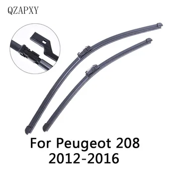QZAPXY Stěrače Blade Pro Peugeot 208 od 2012 2013 2016 stěračů Čelního skla Velkoobchod autodoplňky
