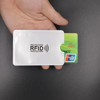 10pcs Anti RFID Blokování Peněženky Rukáv Čtenář Zámek Banka Držitele Karty ID, Bankovní Karty Případě Kovové Kreditní NFC Protector Venkovní Nástroje