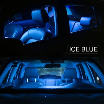 12ks Bílá Canbus LED světlo-Vnitřní Dome Mapě Světla Žárovky Kit Pro Škoda Rapid Spaceback NH1 2012-2018 osvětlení spz