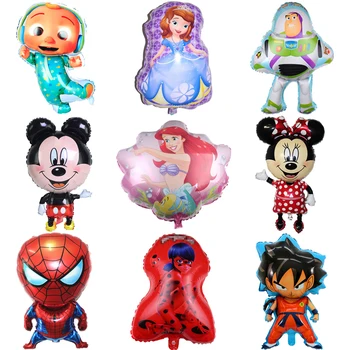 50ks Disney Různých tvarů, Nafukovací Helium Fóliové Balónky Karikatura Dítě Sprcha Dekorace, Balónky Děti, Hračky Narozeninové Party