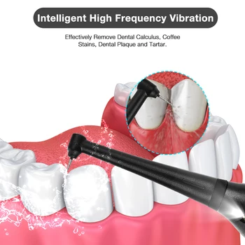 Zubní Scaler Pocet Zubu Odstraňovač Vysoká Frekvence Vibrací Orální Irigátor Skvrny Odstranit zubní kámen Zuby Vybělit Nástroje S LED