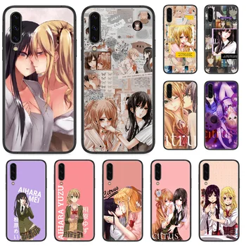 Anime lesbické Citrus Yuzu Aihara Mei Telefon pouzdro Pro Samsung Galaxy A 5 10 20 3 30 40 50 51 7 70 71 E S 4G 16 17 18 černá coque