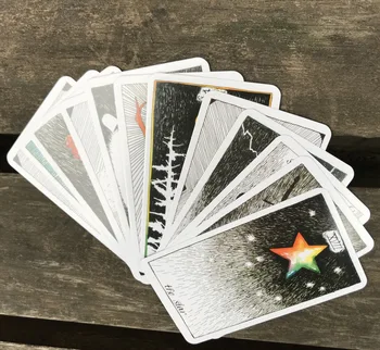 Acient Tarotových karet 78pcs Krásné Master Grade Design Ebook Průvodce Tarotové Karty Divoké Neznámé Hry Pro Grils