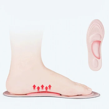 4D Masážní Vložky do bot, Měkká Houba Podpora Klenby Stavebnicové Vnitřní Nohy Podložky Pro Boty Vysoké Podpatky Ženy Muži Polštář Chodidla Spurs