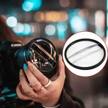 Filtr fotoaparát Rozdělit Dioptrie 77/72 mm Rotující Filtr Prism Proměnlivý Počet Subjektů Fotoaparát Fotografování Příslušenství