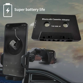Univerzální Kazeta Aux Stereo Hudební Adaptér Auto Páska Audio 5.0 MP3 Přehrávač Converter 3.5 mm Jack Konektor s Mikrofonem