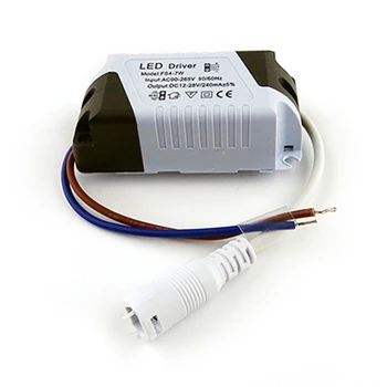 LED Driver 3W 4-7W 8-12W 13-18W 18-24W Bezpečný Plast Shell LED Ovladač Napájení Osvětlení, Transformátory Adaptér Pro LED Světla