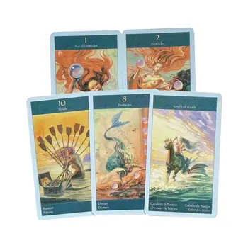 Tarot mořských Panen Oracle a Pegasus Oracle Karty Board Paluba Hry Palying Cards Pro Party Hra