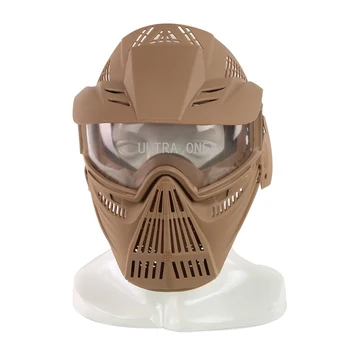 Taktická Maska Celý Obličej Airsoft Paintball Střelba Lov Vojenské Lehké Masky Bezpečnostní Ochranné Proti Armádě Cs Masky Muži