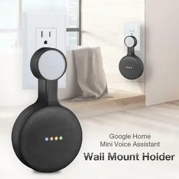 Zásuvky Wall Mount Držák Pro Google Home Mini Audio Voice Assistant Plug V Ložnici, Koupelně, Kuchyni, Studie, Audio Držák