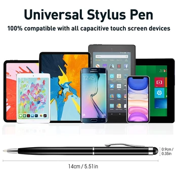 2 v 1 Stylus Pero Pro Apple, Android Telefon, Tablet, Pero, Kresba Tužkou Kapacitní Displej Dotykové Pero Univerzální Inteligentní Stylus Tužka